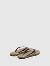 Beach Flip-Flops BASE Coal Black Rubber Strap